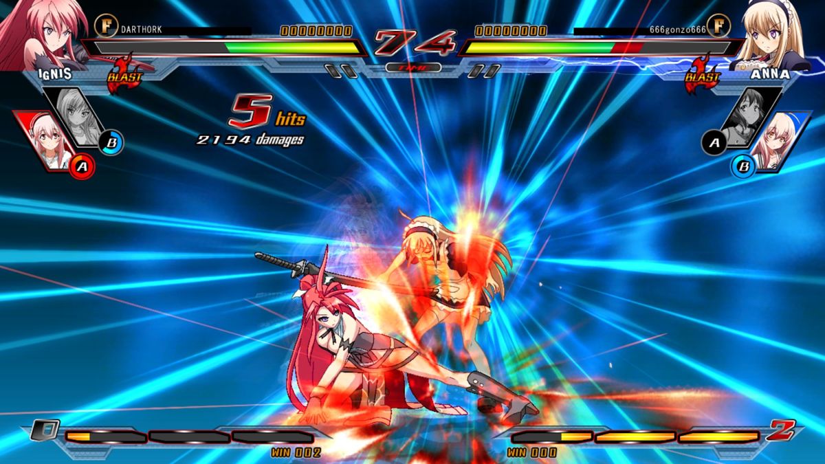 Nitroplus Blasterz: Heroines Infinite Duel screenshot 3 for Playstation 4